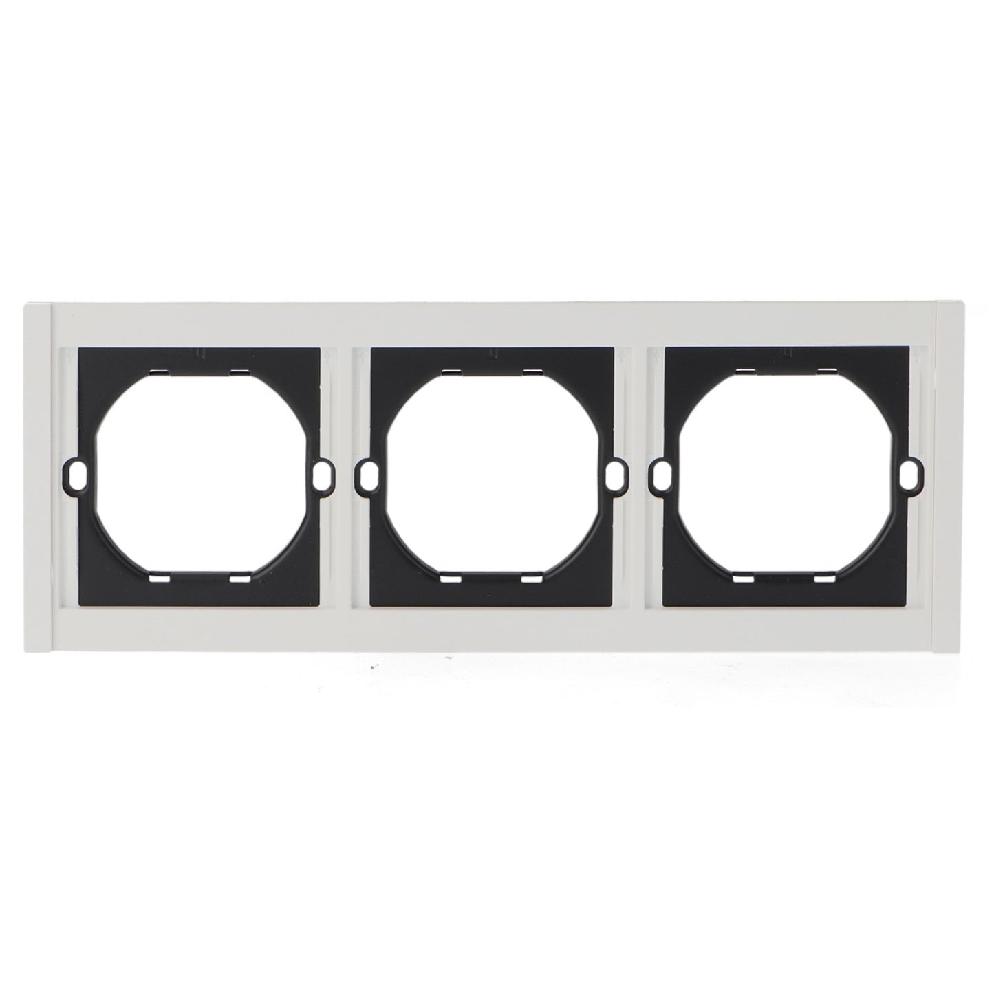 Marco Pc Para 3 Módulo Cc-Tr Diseño Minimalista | Blanco / Negro / Gris / Dorado