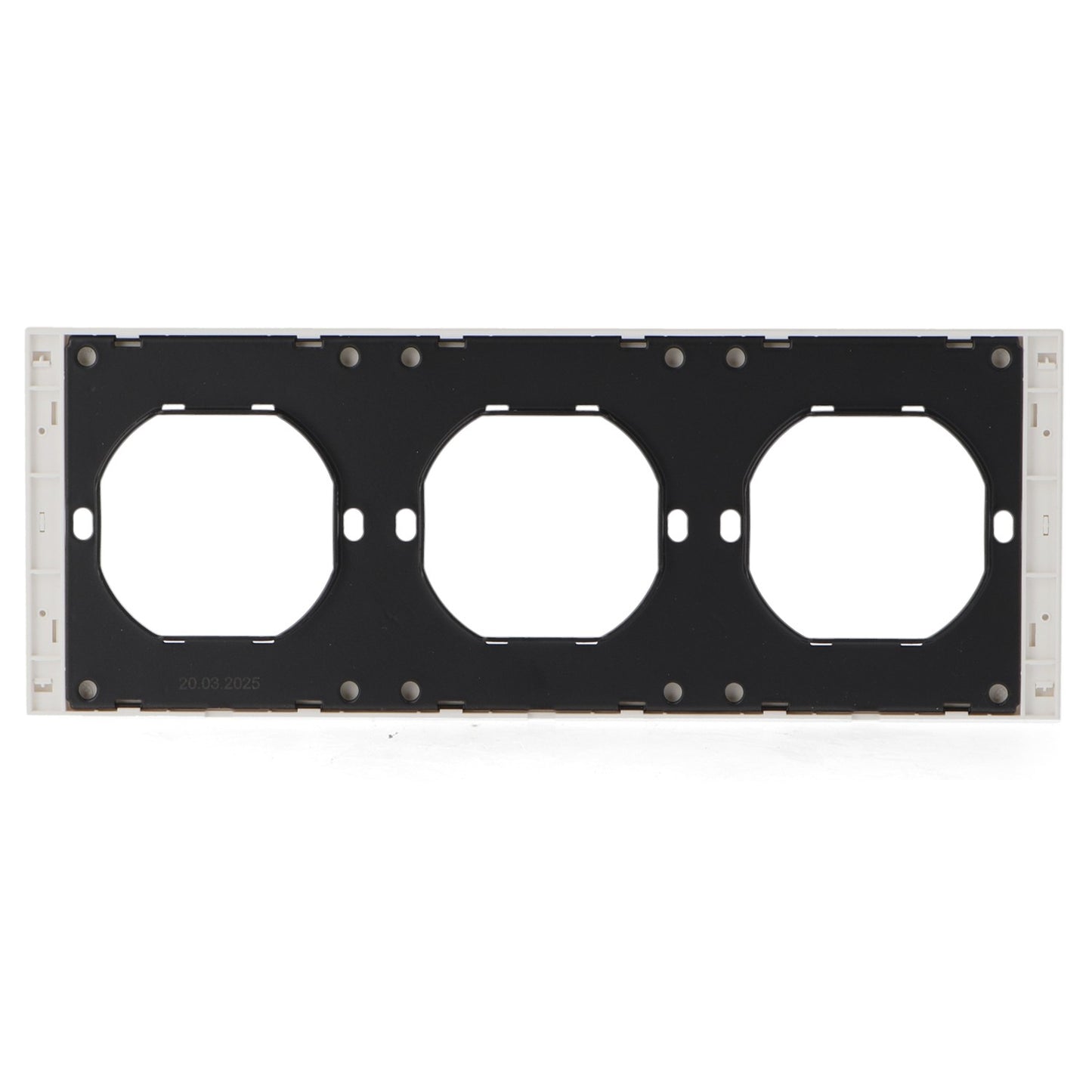 Marco Pc Para 3 Módulo Cc-Tr Diseño Minimalista | Blanco / Negro / Gris / Dorado