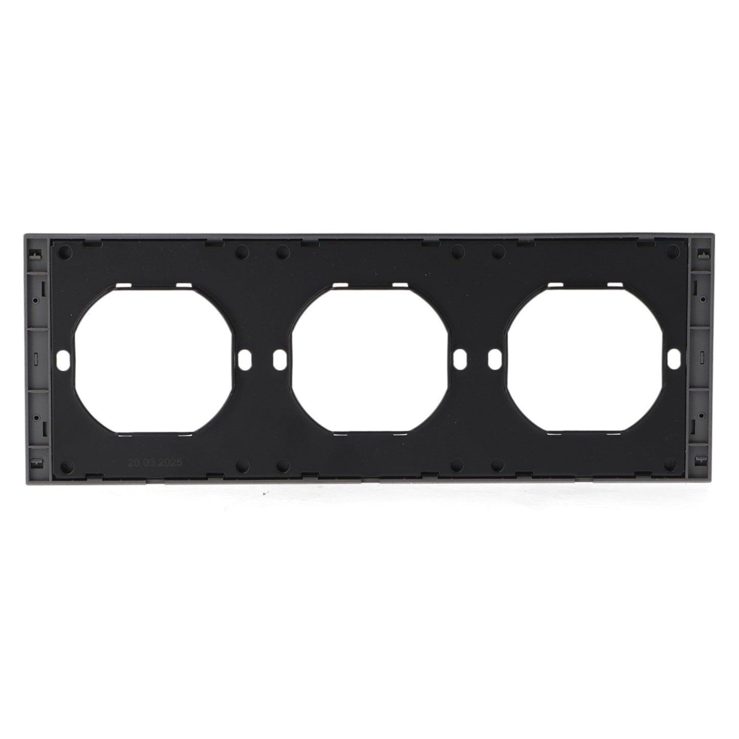 Marco Pc Para 3 Módulo Cc-Tr Diseño Minimalista | Blanco / Negro / Gris / Dorado