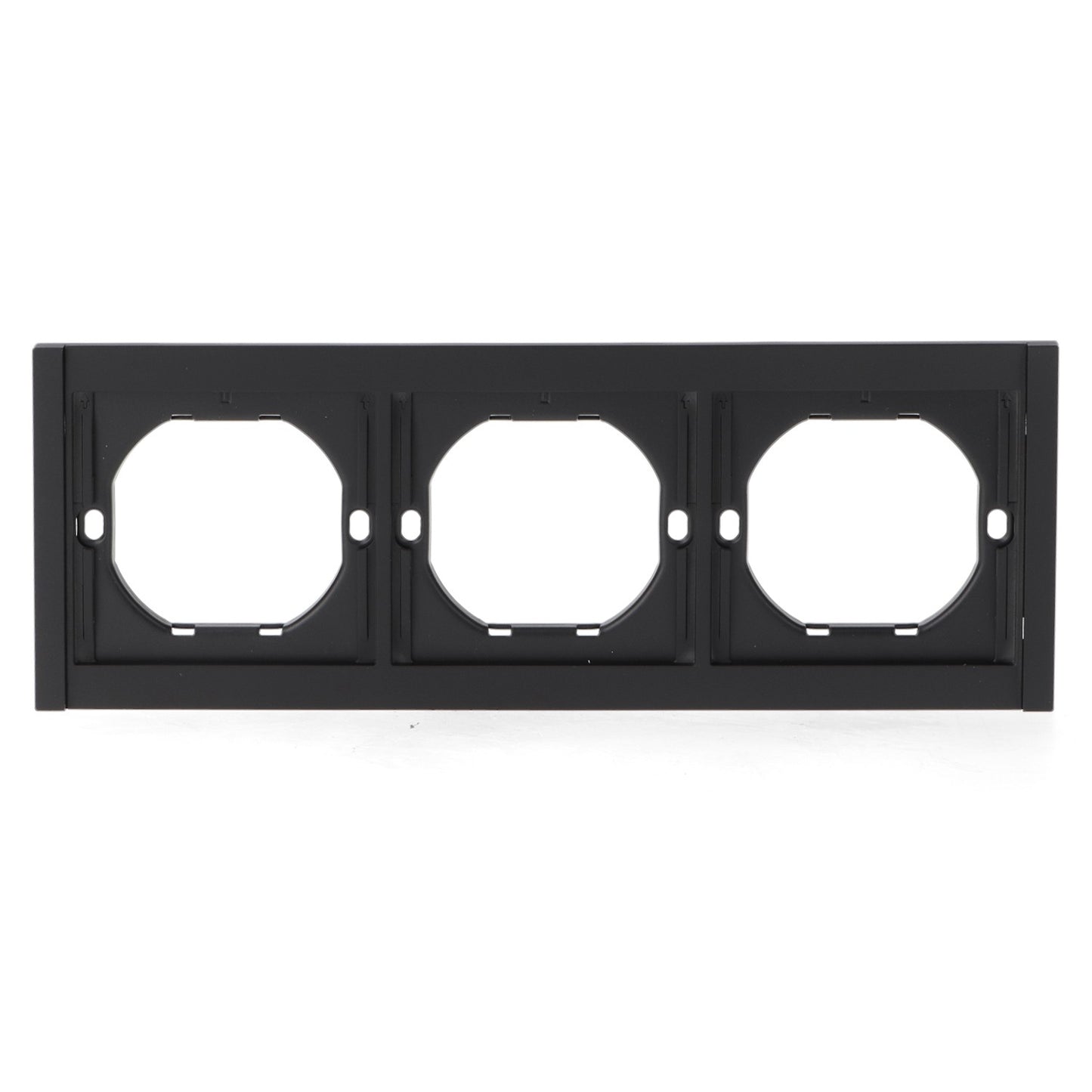 Marco Pc Para 3 Módulo Cc-Tr Diseño Minimalista | Blanco / Negro / Gris / Dorado