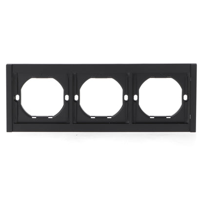 Marco Pc Para 3 Módulo Cc-Tr Diseño Minimalista | Blanco / Negro / Gris / Dorado