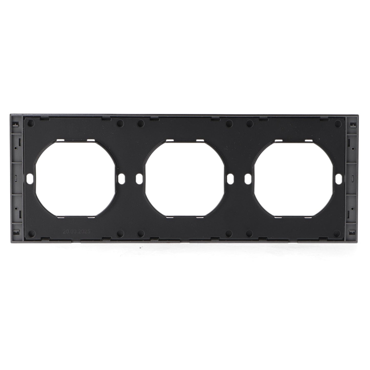 Marco Pc Para 3 Módulo Cc-Tr Diseño Minimalista | Blanco / Negro / Gris / Dorado