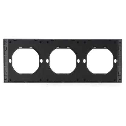 Marco Pc Para 3 Módulo Cc-Tr Diseño Minimalista | Blanco / Negro / Gris / Dorado