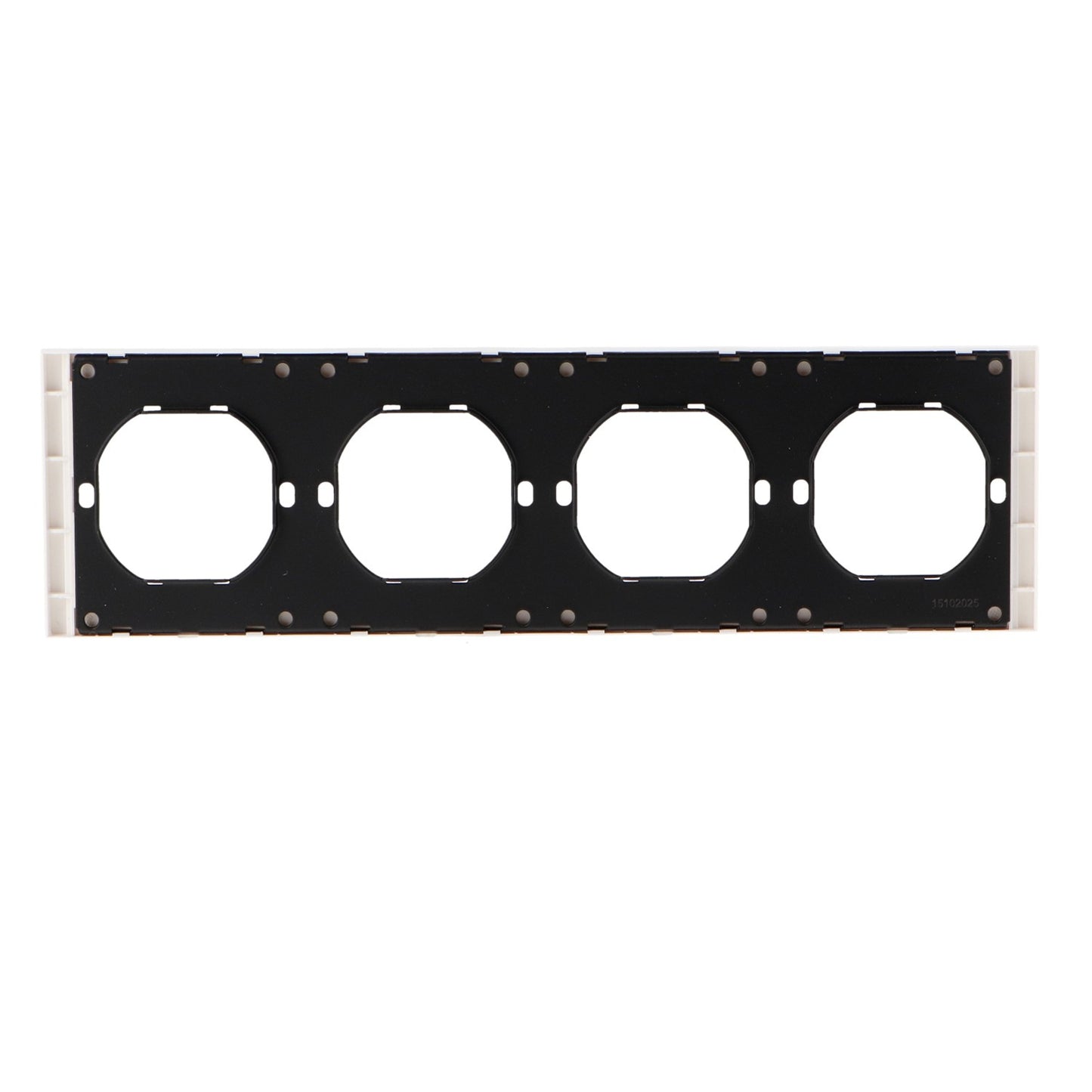 Marco Pc Para 4 Módulo Cc-Tr Diseño Minimalista | Blanco / Negro / Gris / Dorado