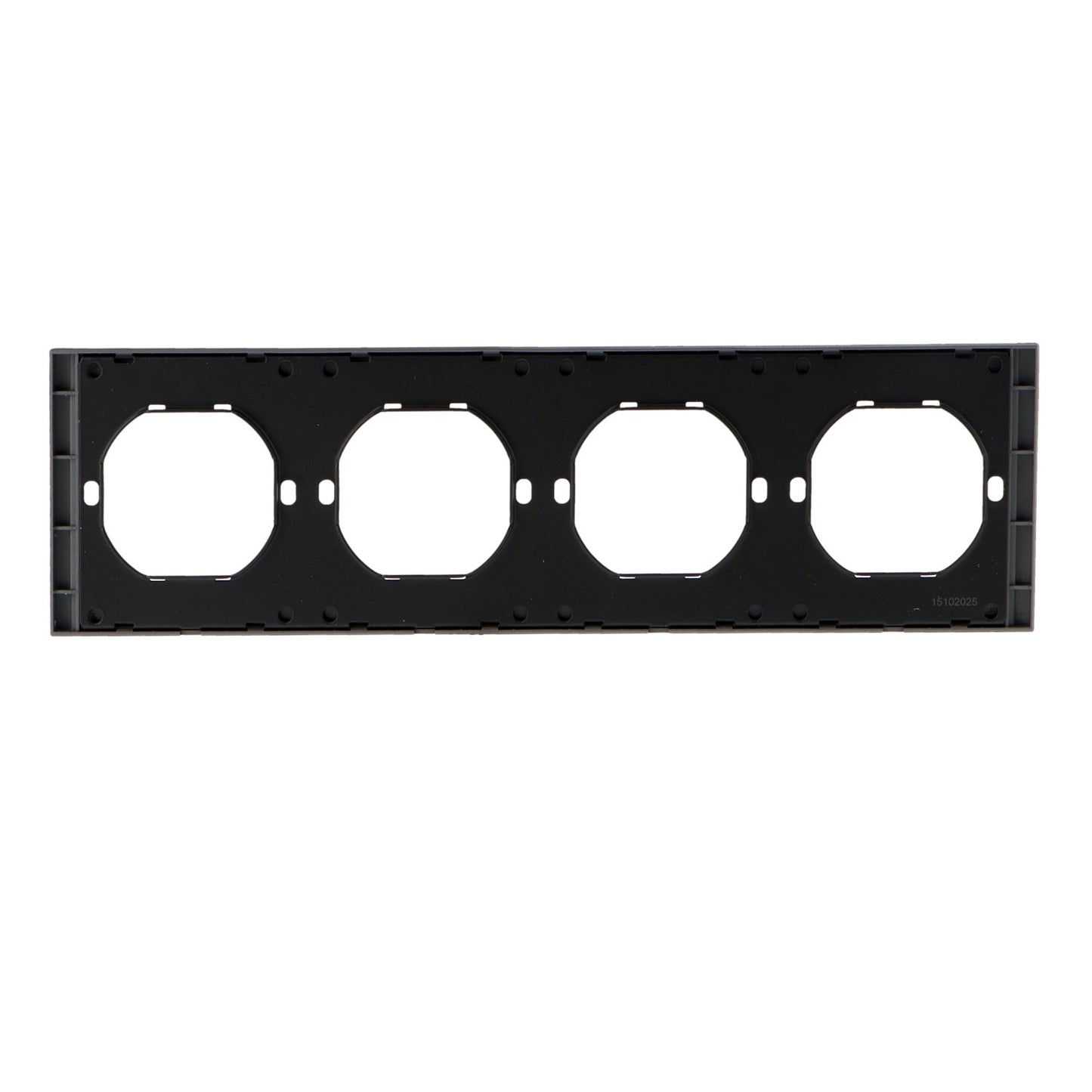 Marco Pc Para 4 Módulo Cc-Tr Diseño Minimalista | Blanco / Negro / Gris / Dorado