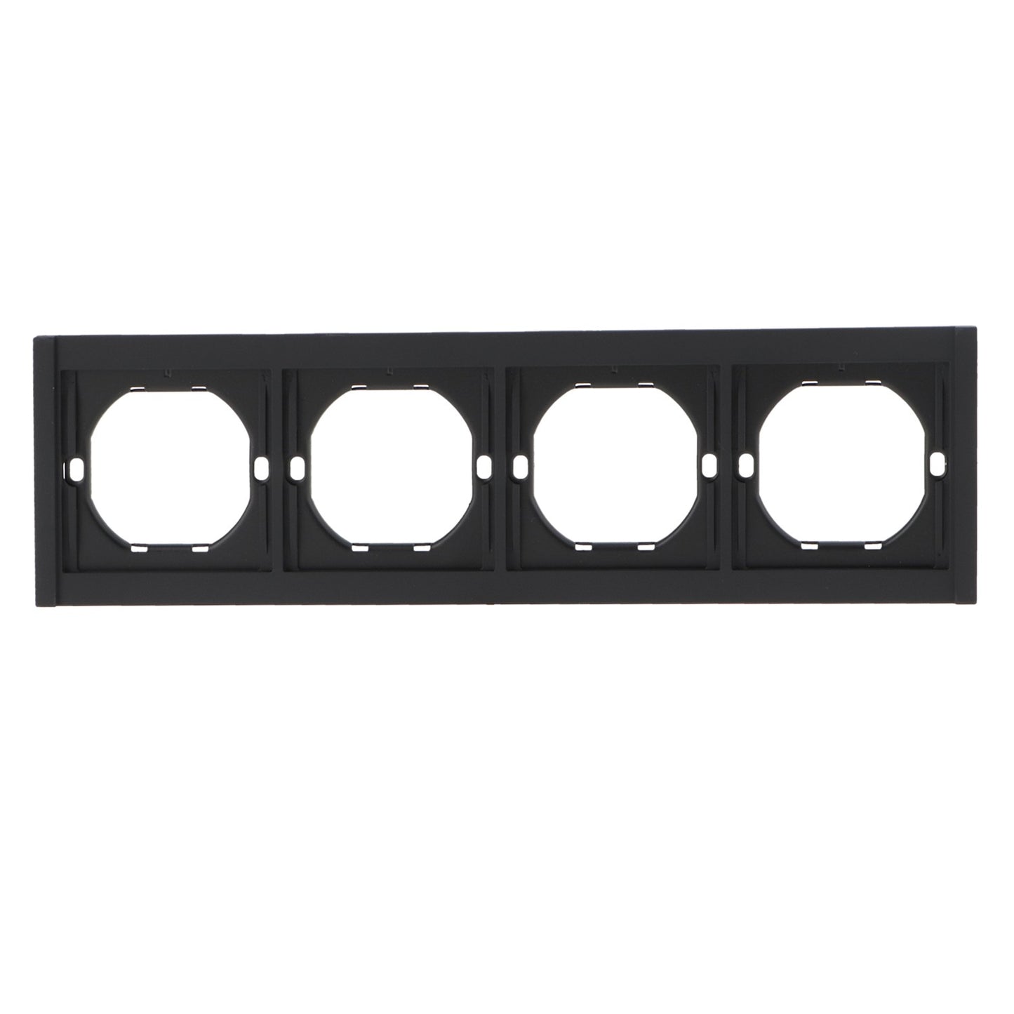 Marco Pc Para 4 Módulo Cc-Tr Diseño Minimalista | Blanco / Negro / Gris / Dorado