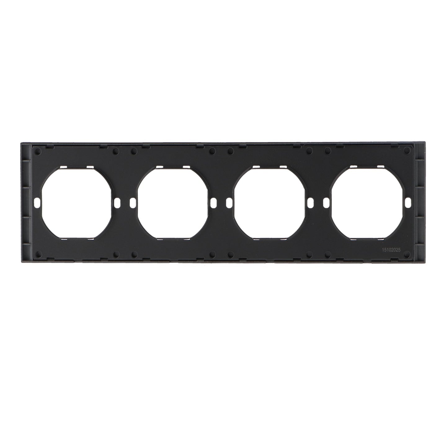 Marco Pc Para 4 Módulo Cc-Tr Diseño Minimalista | Blanco / Negro / Gris / Dorado