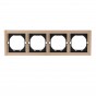 Marco Pc Para 4 Módulo Cc-Tr Diseño Minimalista | Blanco / Negro / Gris / Dorado