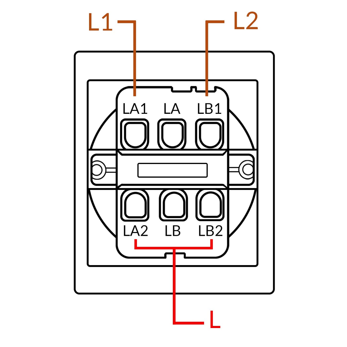 Pulsador Doble Para Persianas Automáticas Diseño Minimalista | Blanco / Negro / Gris