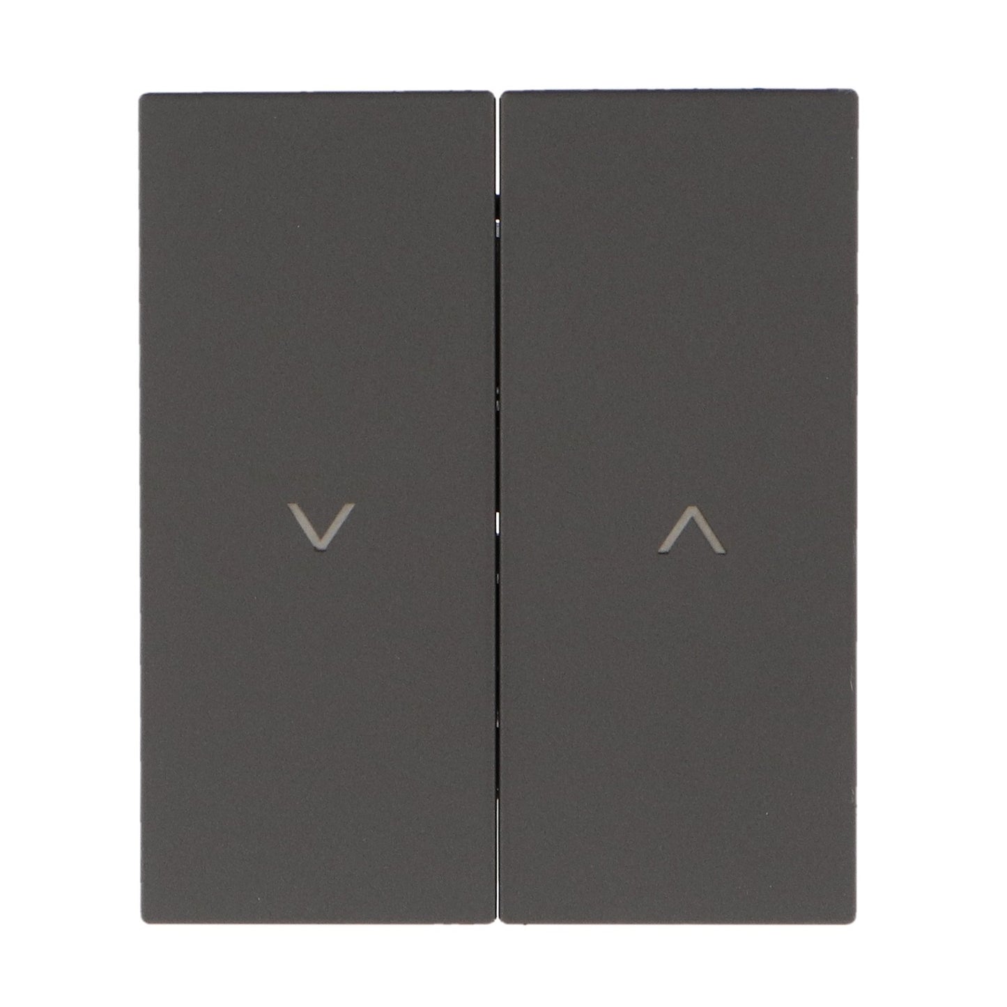 Pulsador Doble Para Persianas Automáticas Diseño Minimalista | Blanco / Negro / Gris