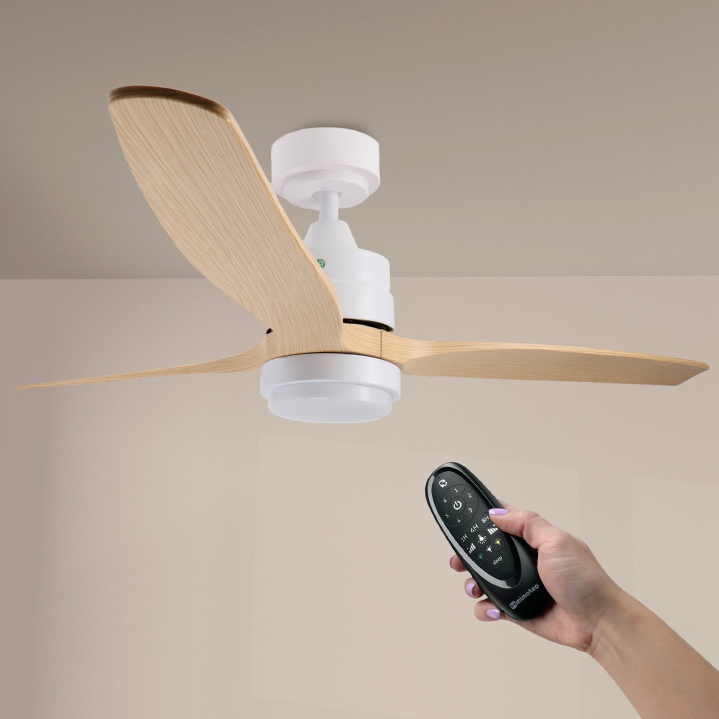 Ventilador de Techo Led White Sara