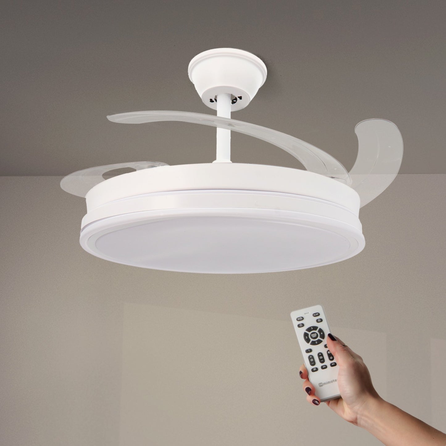 Ventilador de Techo Led White Olga ø107 Cm