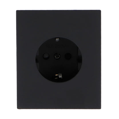 Enchufe Schuko Diseño Minimalista | Blanco / Negro / Gris