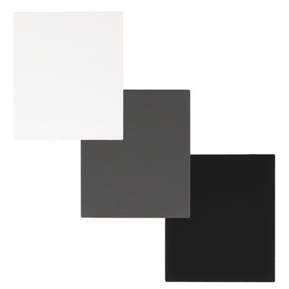 Interruptor Simple de Pared Diseño Minimalista | Blanco / Negro / Gris