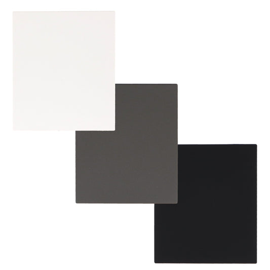 Interruptor Simple de Pared Diseño Minimalista | Blanco / Negro / Gris