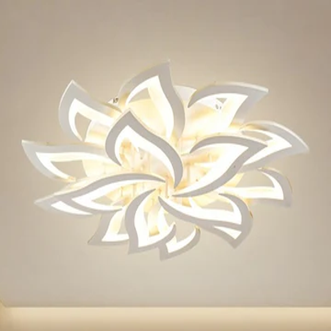 Lámpara LED Floral Techo Salón STAR | Blanco Atenuable CCT
