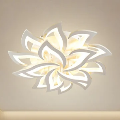 Lámpara LED Floral Techo Salón STAR | Blanco Atenuable CCT
