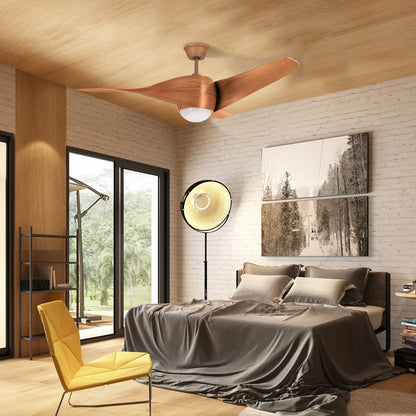 Ventilador de Techo Led Madera Fanton