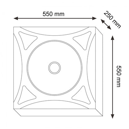 Ventilador de Techo Armstrong Square 68W