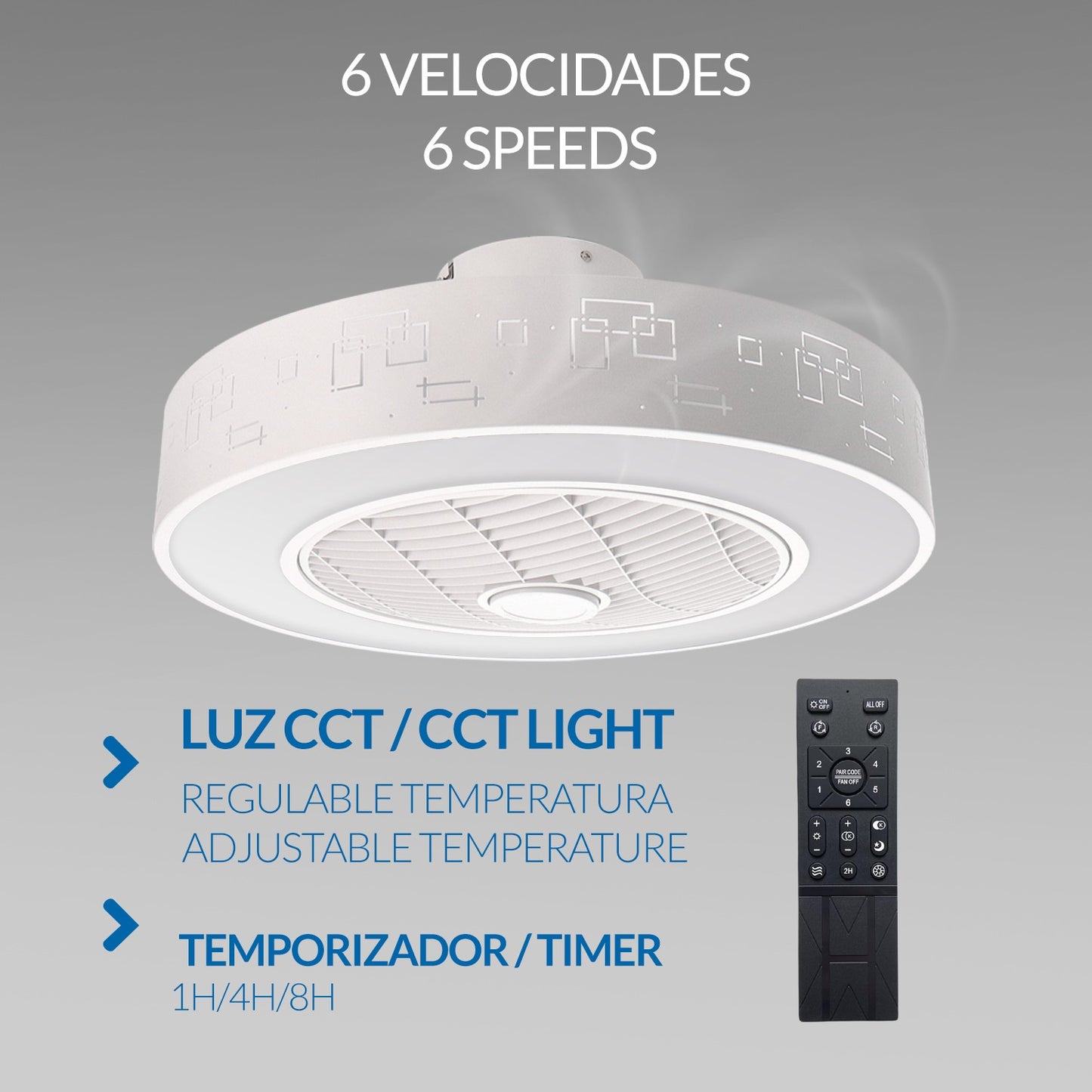 Ventilador de Techo Led Plus Sticks Cct