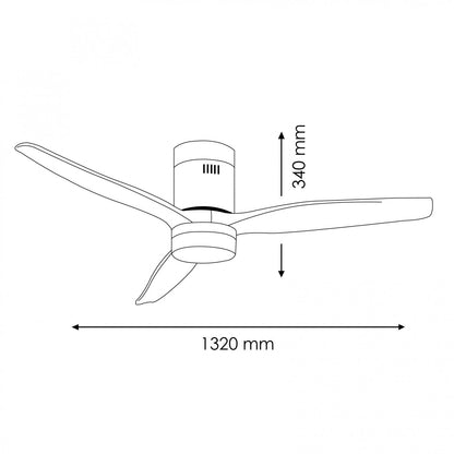Ventilador de Techo Led White Energy