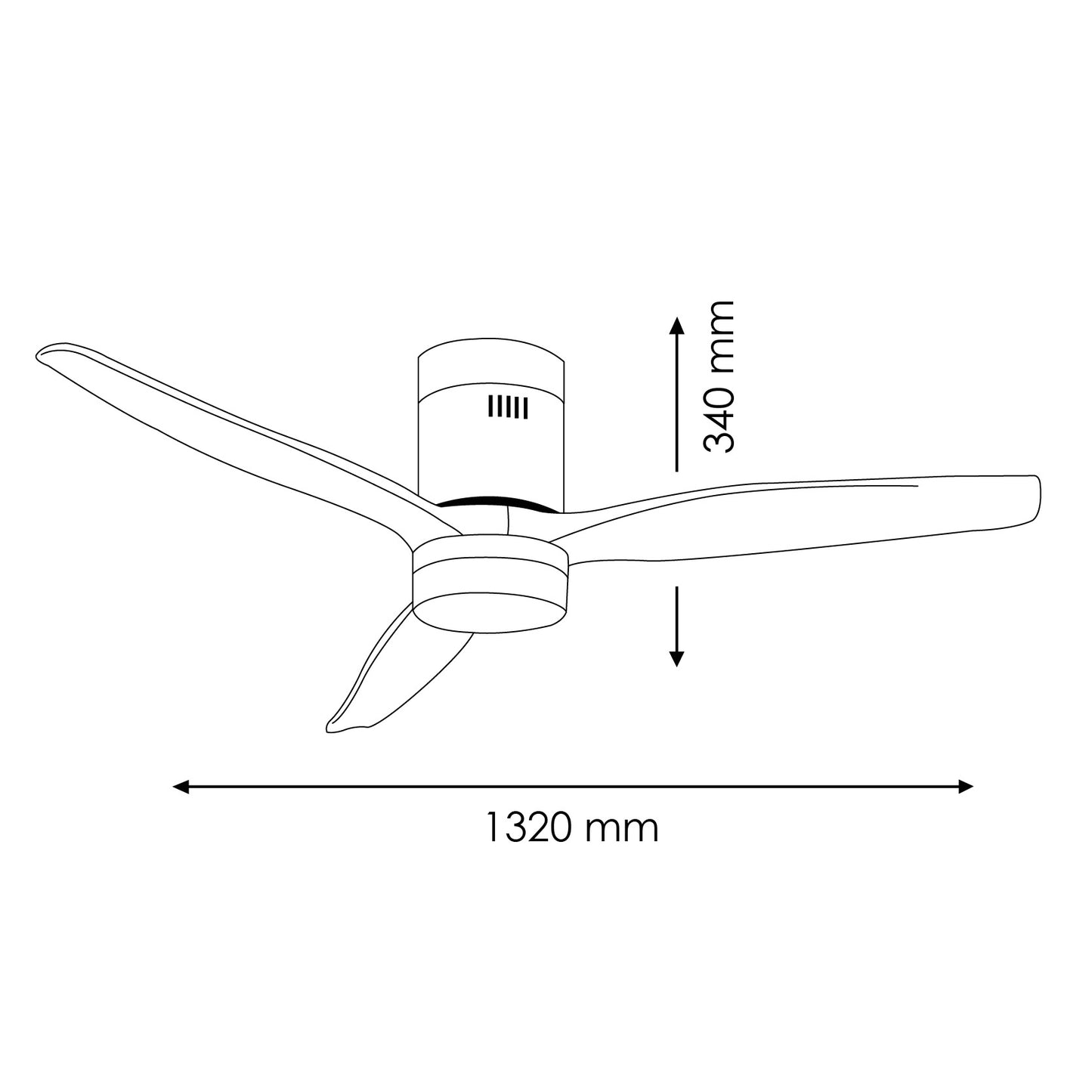 Ventilador de Techo Led Black Energy