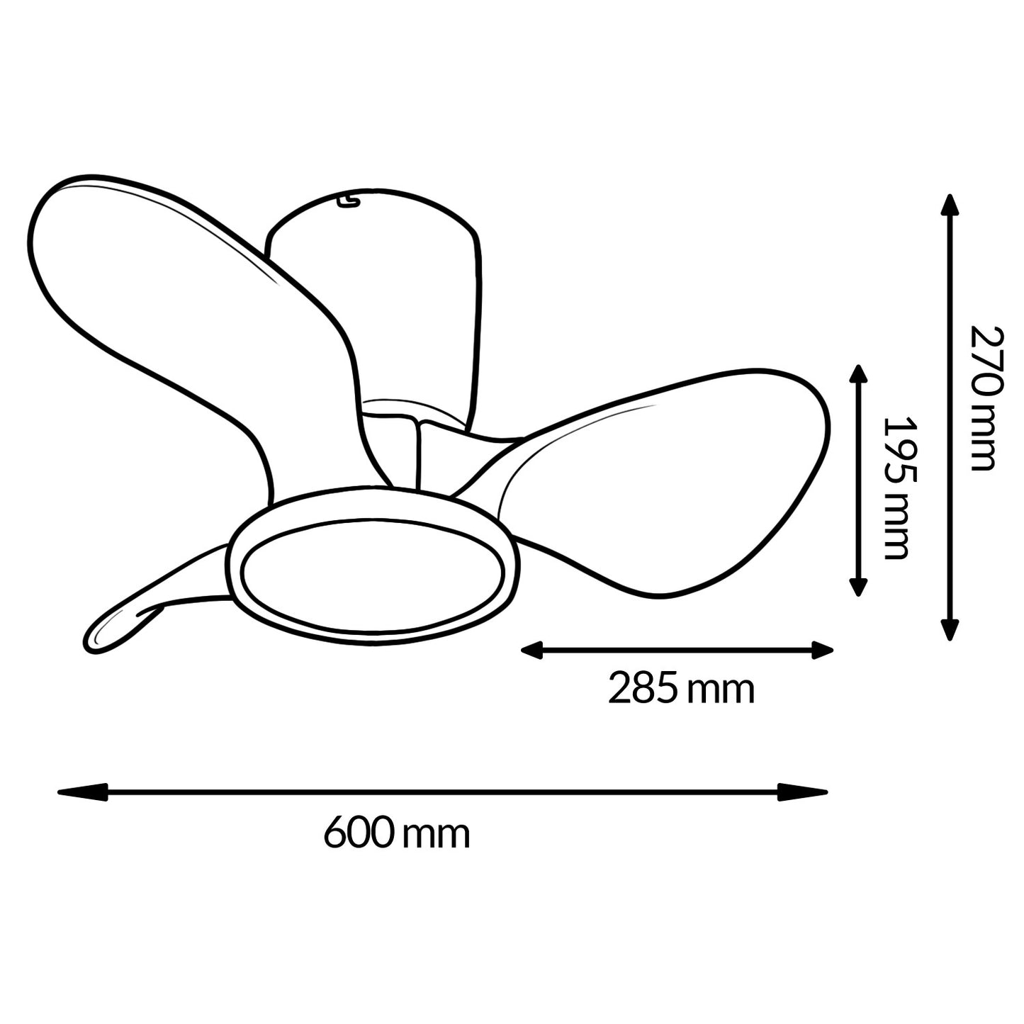 Ventilador de Techo Led Nature