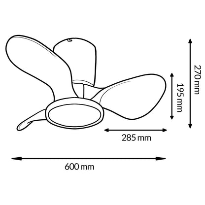 Ventilador de Techo Led Nature