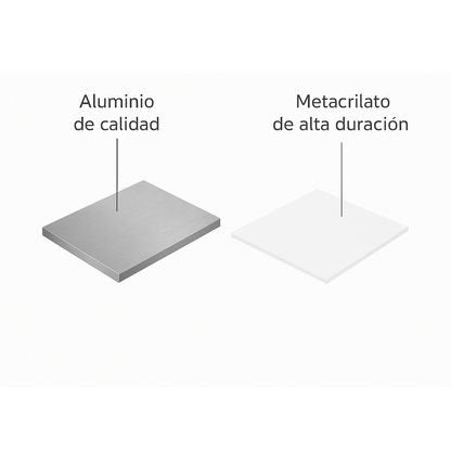 Lámpara de Techo LED 4 Cuadrados ROBOX - FL588-4C