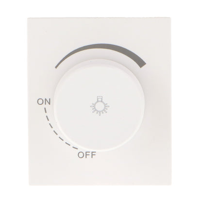 Potenciómetro 0-600W Diseño Minimalista | Blanco / Negro / Gris