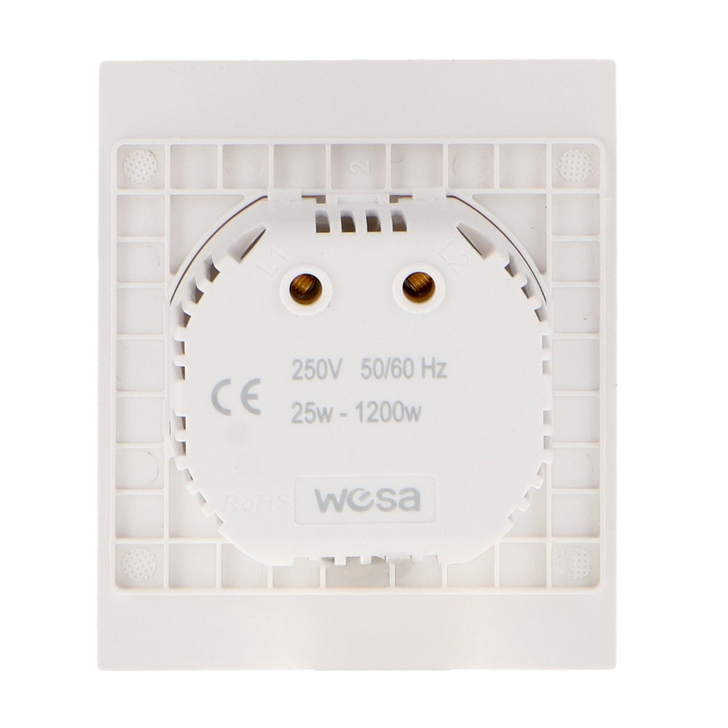 Potenciómetro 0-600W Diseño Minimalista | Blanco / Negro / Gris