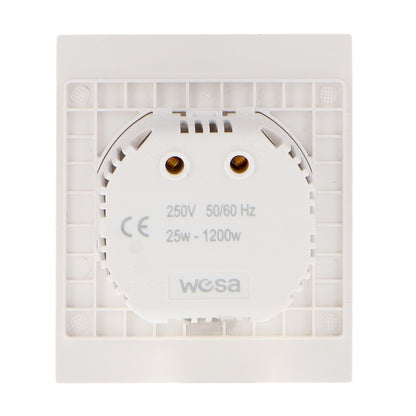 Potenciómetro 0-600W Diseño Minimalista | Blanco / Negro / Gris